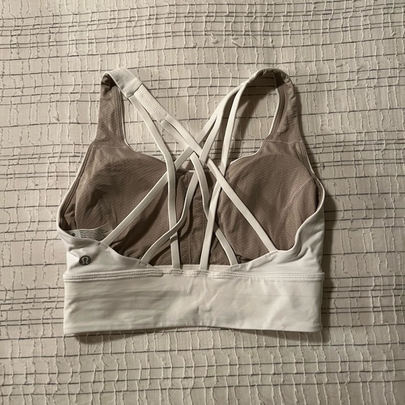 Lululemon Free To Be Serene Sports Bra WHITE Tank Luxtreme - 6 - Picture 6 of 6